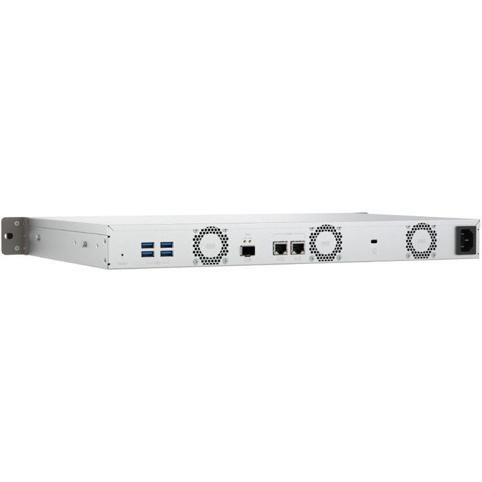 QNAP TS-432XeU NAS de Rack 1U con 4 Bahías, 4 GB DDR4 y 10GbE SFP+